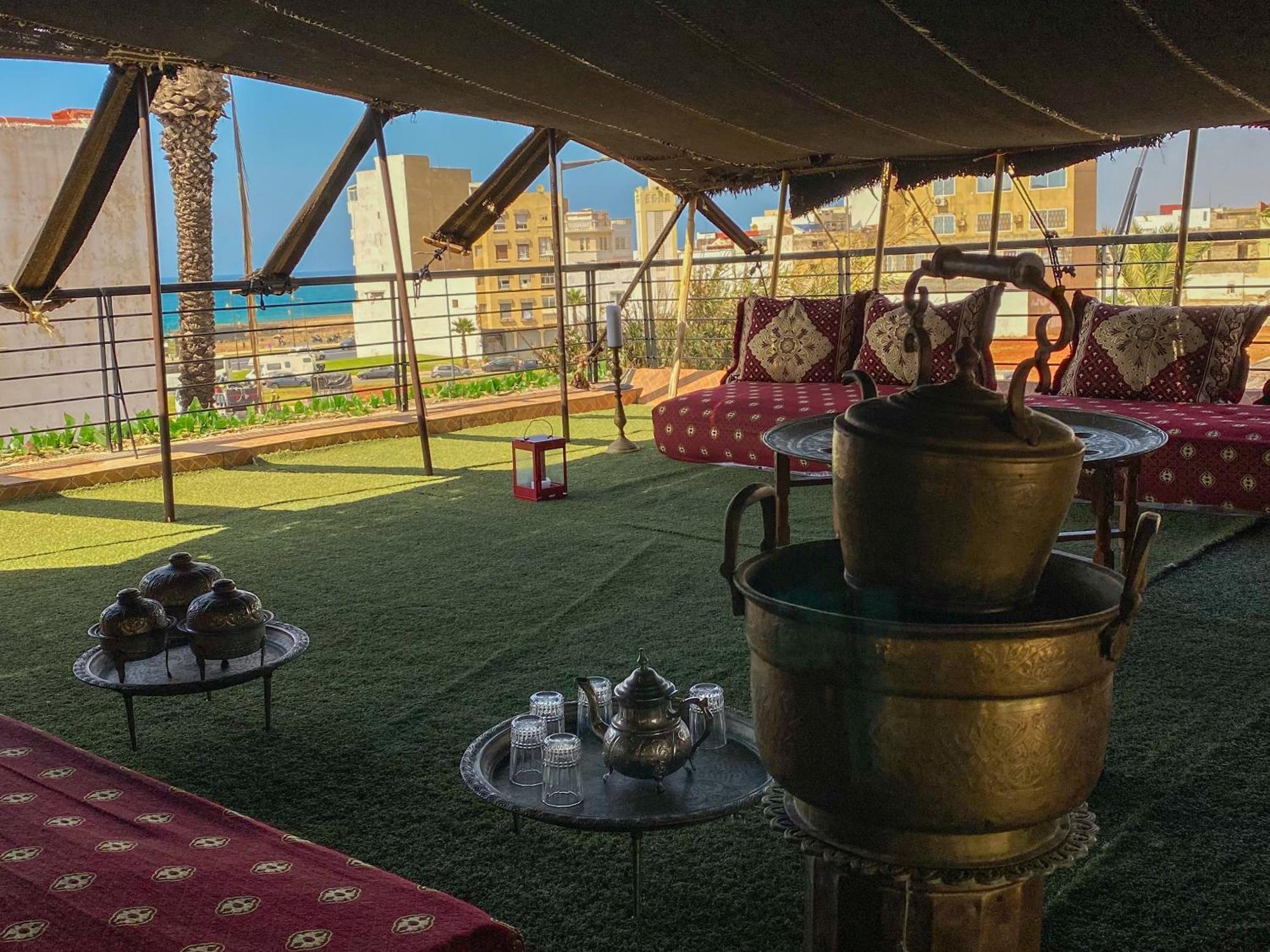 Dar Lghzal Special Offer In Rabat Winner Of Guest Experience 2025 Awards Traditional Sahrawi And Berber Privative Villa With Swimming Pool Jacuzzi Sea View And On Site Restaurant Ideal For Family And Groups In Rabat'S Center No Car Required Kültér fotó