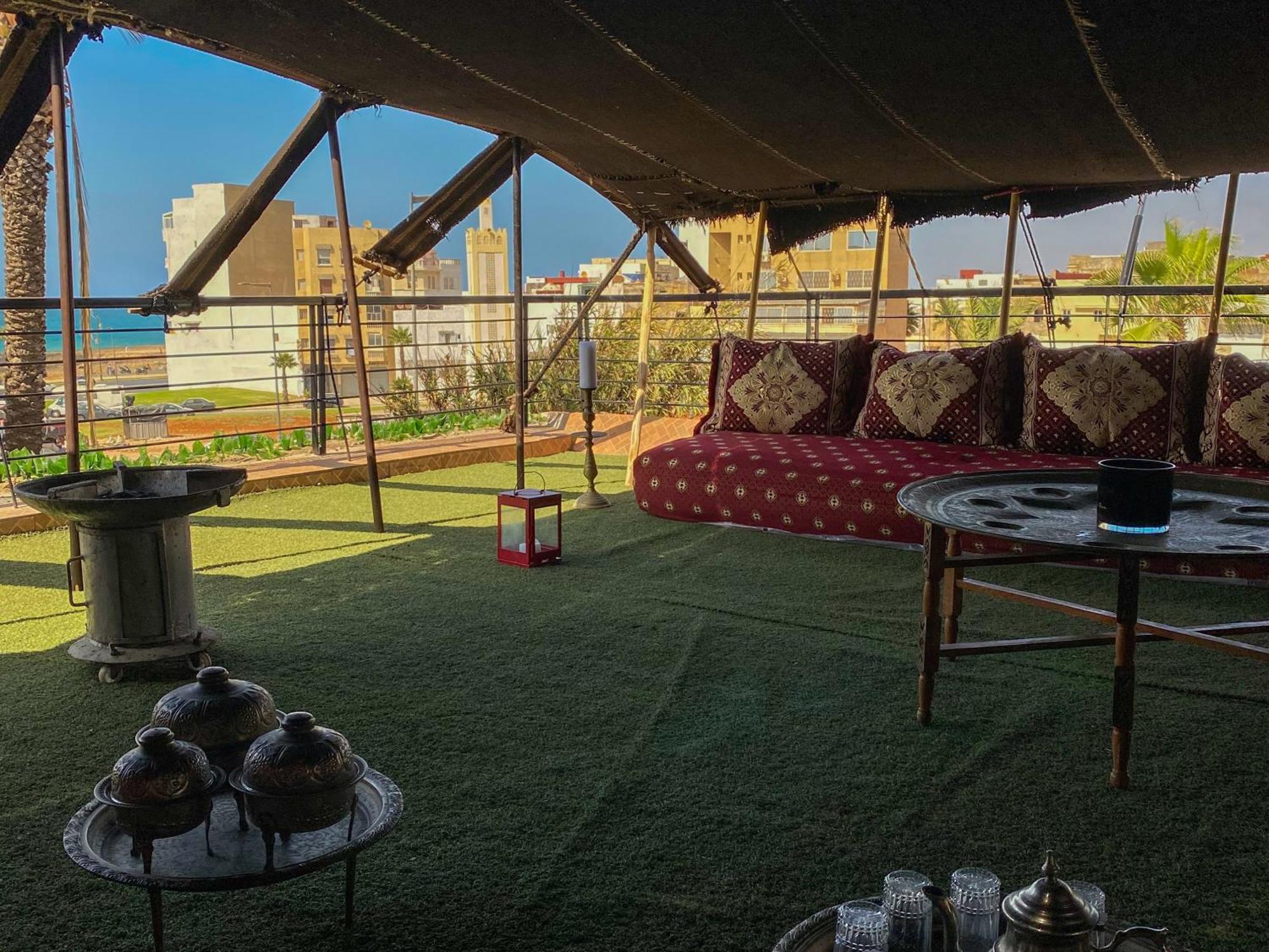 Dar Lghzal Special Offer In Rabat Winner Of Guest Experience 2025 Awards Traditional Sahrawi And Berber Privative Villa With Swimming Pool Jacuzzi Sea View And On Site Restaurant Ideal For Family And Groups In Rabat'S Center No Car Required Kültér fotó
